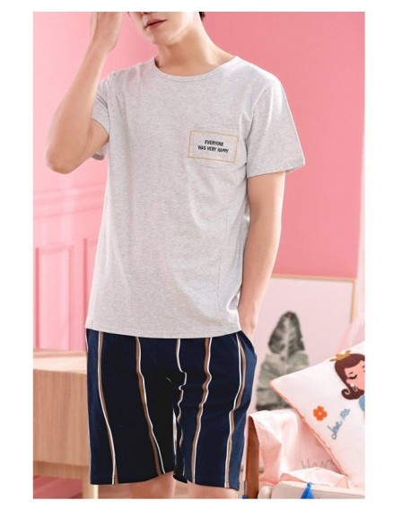 Big Boys Fashion Summer Cotton Pajama Sets Shirt Lounge Sleepwear(12y ...