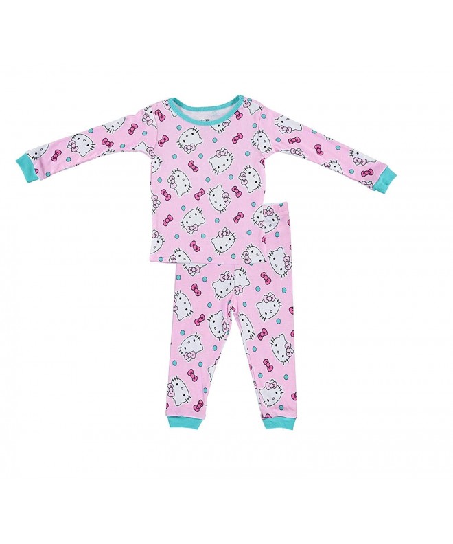 Sanrio Girls Pajamas - 2-pack Of 2-piece Long Sleeve Pajama Set - Pink 