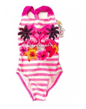 SO Girl Flamingo Piece Swimsuit