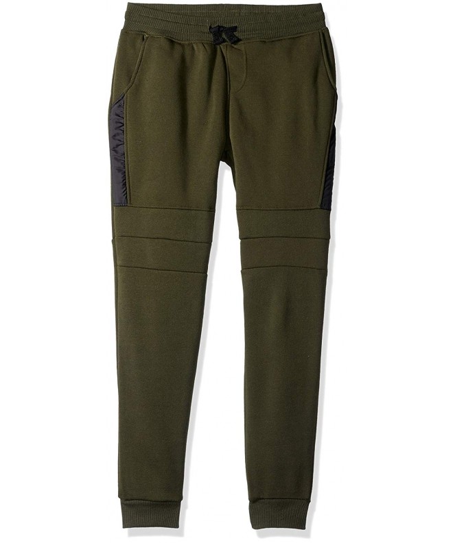 Southpole Fleece Jogger Pants Detail