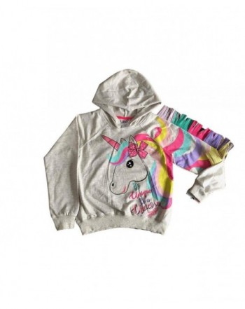 Unicorn Hoodie Sweatshirt Rainbow Pullover
