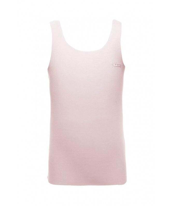 Girls Sleeveless Undershirts Modal Vest Free Cut Crew Neck Tank Tops