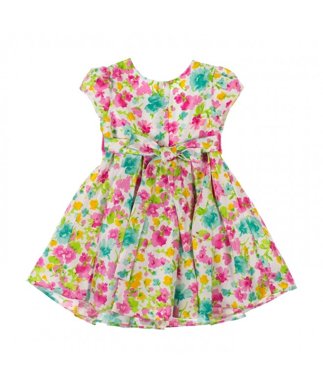 Little Girls Cap Sleeve Party Dress - Light Green - Light Turquoise ...