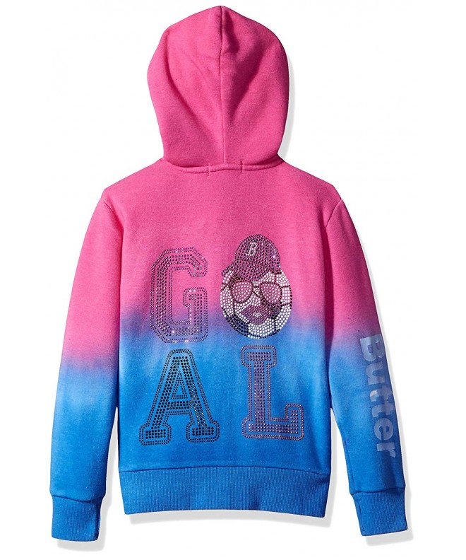 Girls Fleece Zip Up Hoodie More Styles Available Beetroot Purple 4 Cp1836y2so4 7115