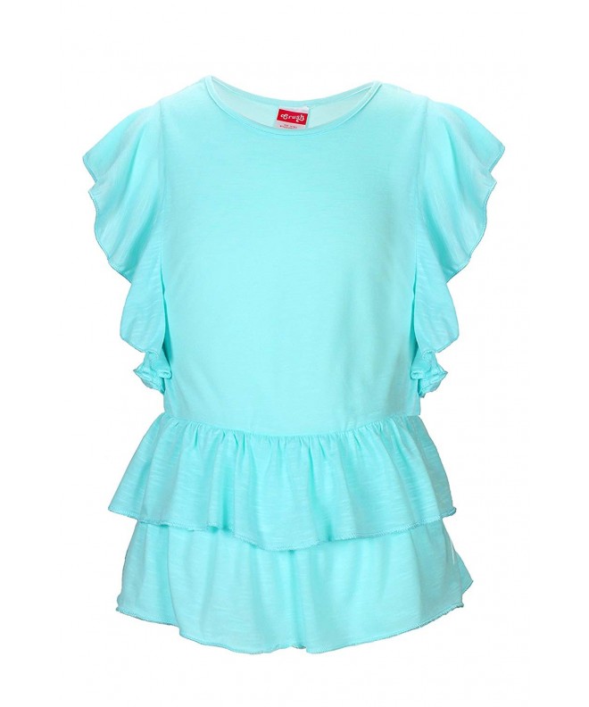 Crush Girls Short Sleeve Ruffle