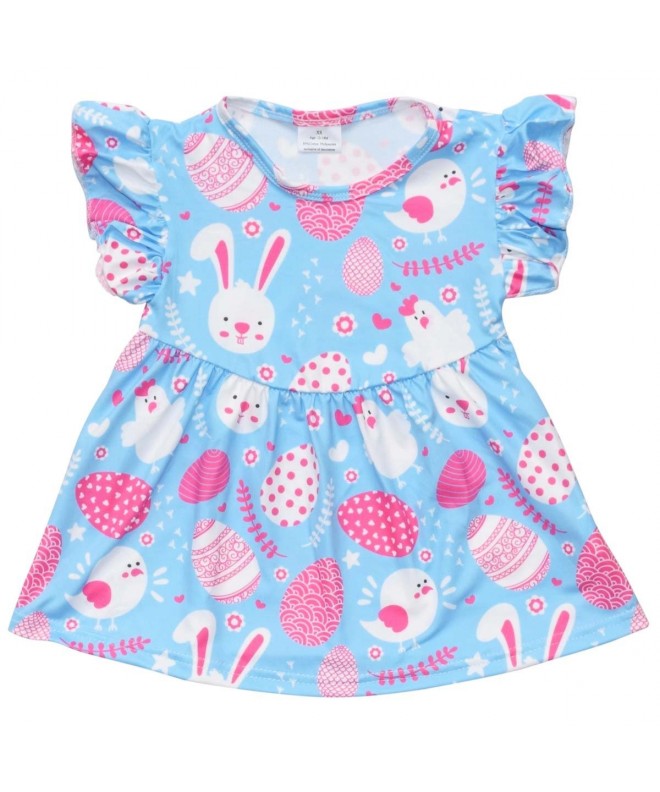 Girls Easter Chick Easter Outfit - Blue - CA17YDZER0E