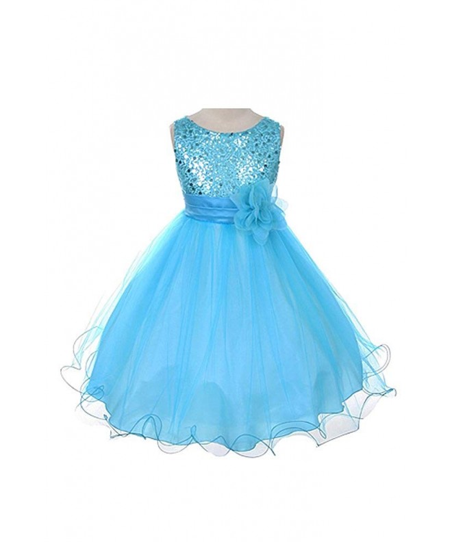 Absolutely Beautiful Sequined Bodice with Double Tulle Skirt Party ...