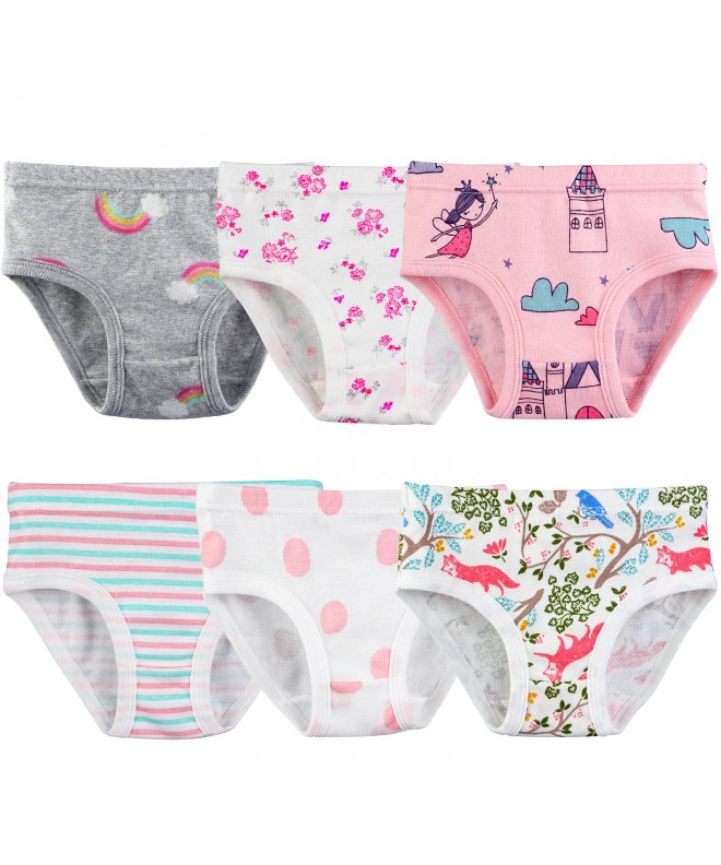 Striped Pattern Underwear Hispster - Castle Girl - CH18GY77Z99