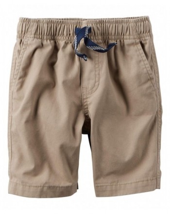 Carters Boys Pull On Canvas Shorts
