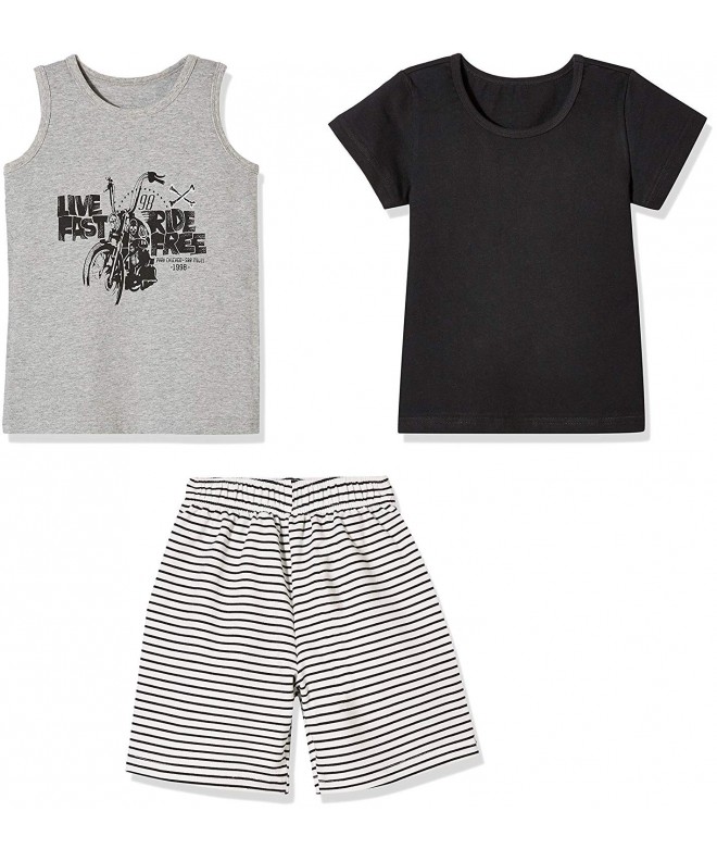 Sprout Star T Shirt Stripe Shorts