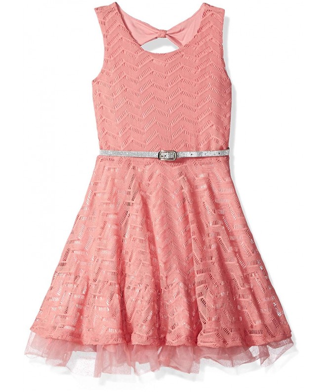 Girls' Little Skater Dress - Dusty Rose - CK186WLY2I0