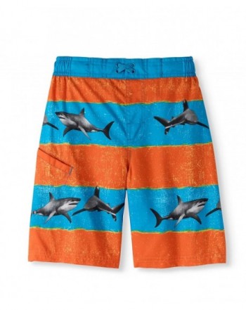 Sharks Orange Stripes Trunk Shorts