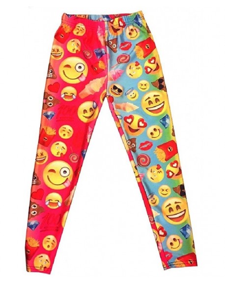 Girls Emojicon Emoji Leggings - C612IGHBP95