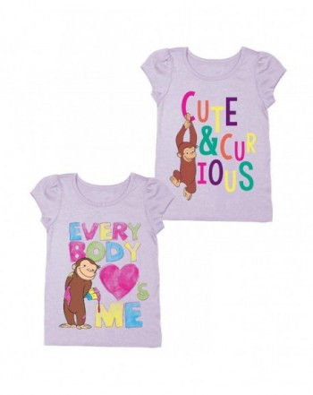 Girls Curious George Shirt Set
