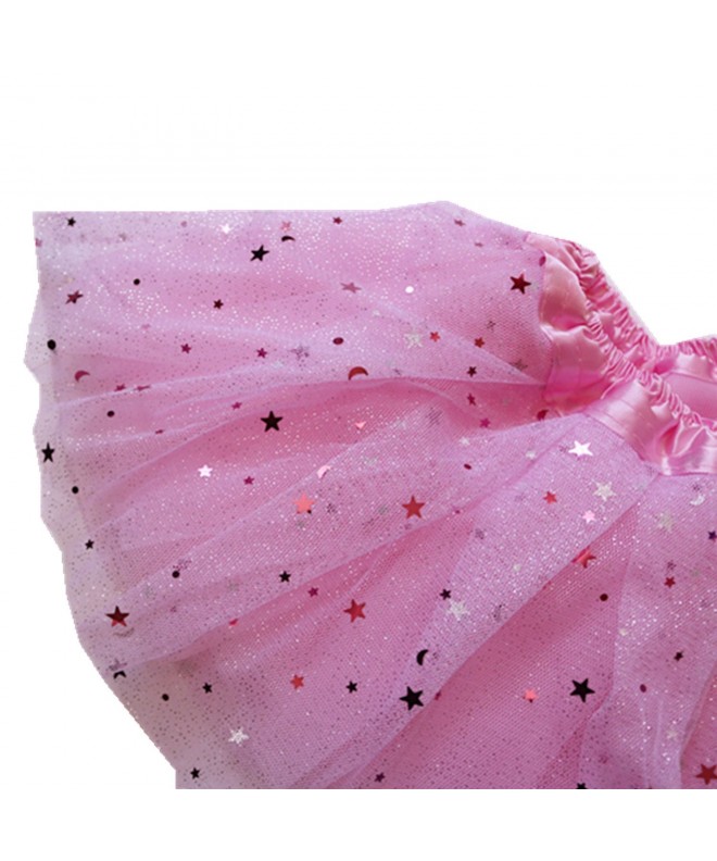 4 Layered Stars Sequins Ballet Tutu Skirt Multipe colors - Pink ...