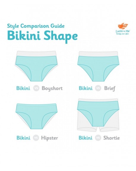 Erica Girls Bikini Underwear - 100% Cotton - Everyday Collection - 3 ...