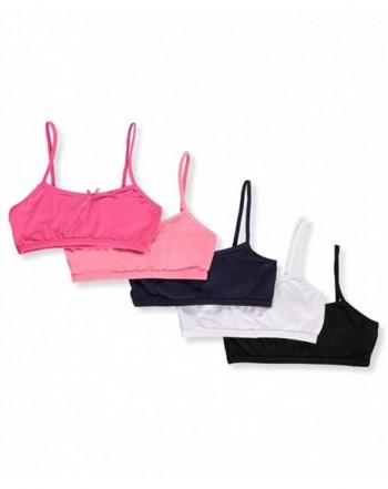 Simply Adorable Girls 5 Pack Bralettes