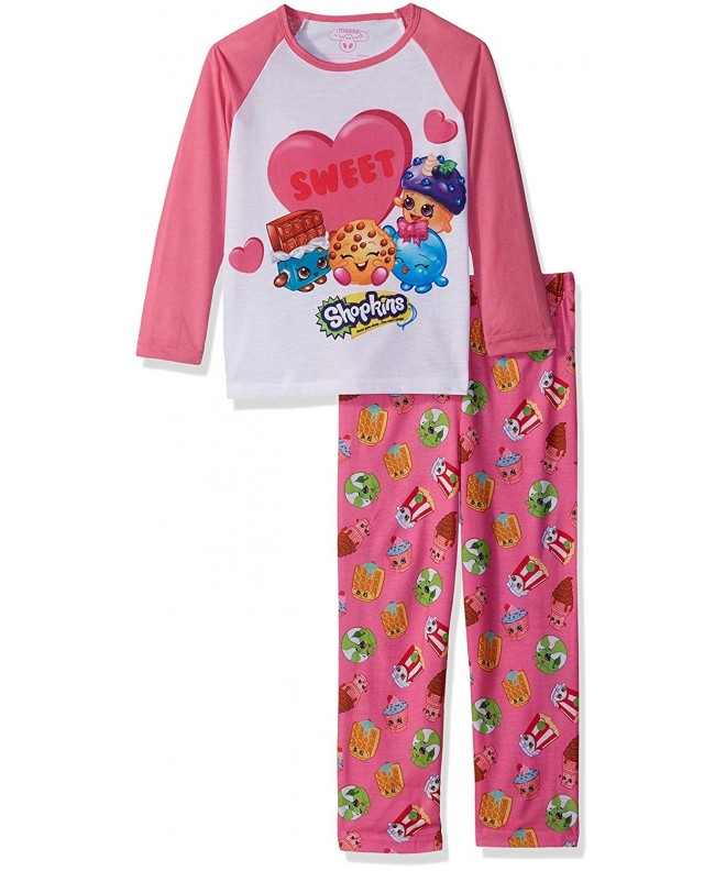 Intimo Girls Shopkins Sleeve Pajama