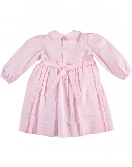 Girls Light Pink Embroidered Flower Dress for Holidays and Special ...