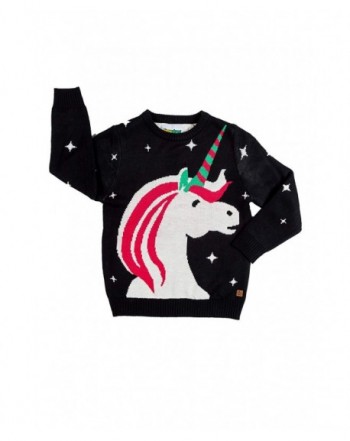 Cute Childrens Unicorn Christmas Sweater