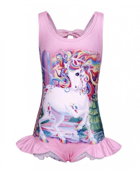 Girls Unicorn Swimsuit Bathing Beach Cover up Swimming Suit 2-8 Years ...