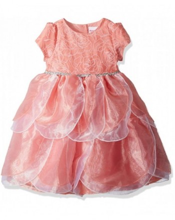Nannette Girls Toddler Petal Dress