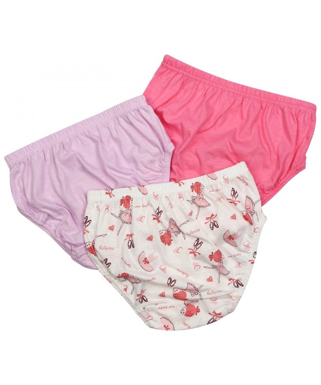 Erica Girls Bikini Underwear - 100% Cotton - Everyday Collection - 3-Pack -  Pastel - Hearts Print - CC18069UAC8