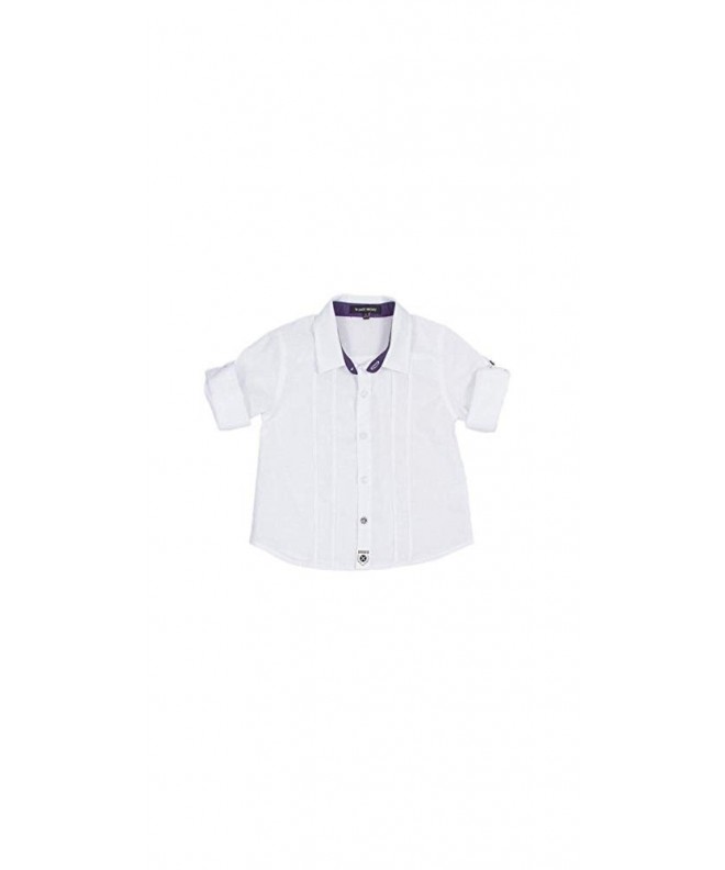 Little Boys' Casual White Shirt - CM12IIS624F