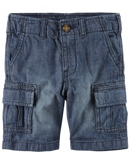 women's cargo denim shorts