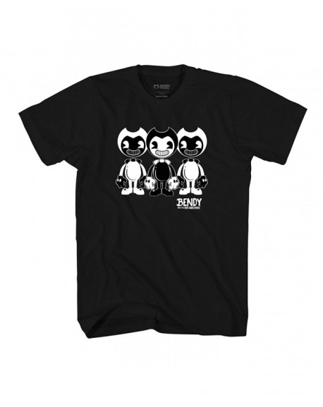 Shirt - Official Bendy T-Shirt - Black and White Bendy Boys T-Shirt ...