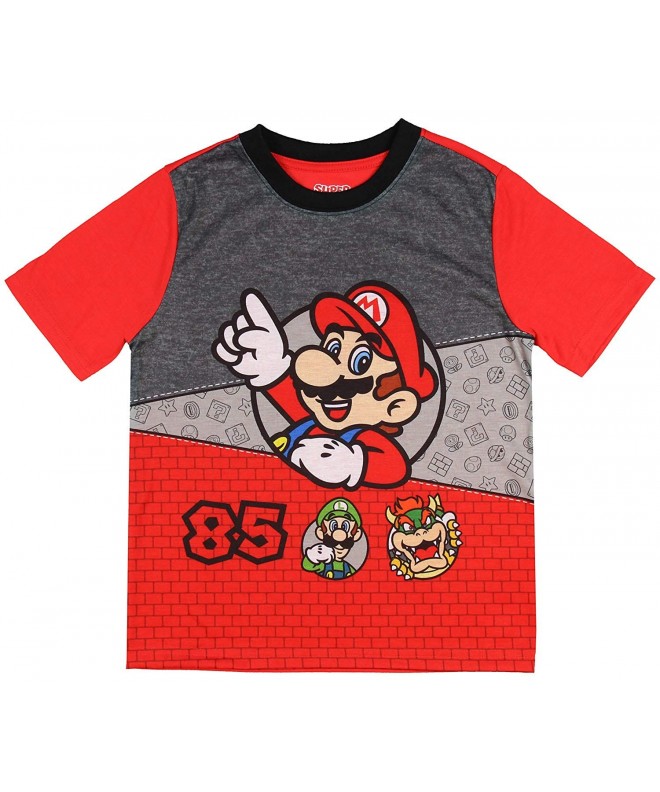 Boys Summer Pajamas with Luigi Bowser Red - CK18NZMG2S0