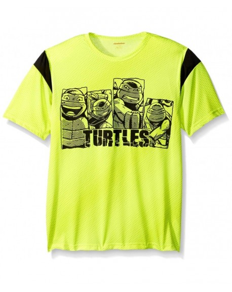 Boys' Big Teenage Mutant Ninja Turtles T-Shirt-Green - Green - CD1845YWUIC