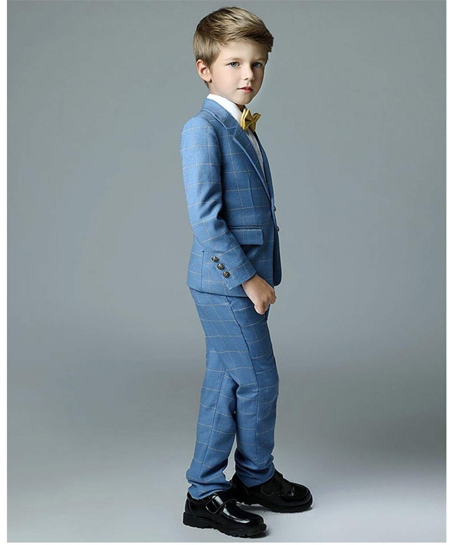 Boys Formal Suits Silm Fit Dresswear Boy Suit with Blazer Pants Shirt ...