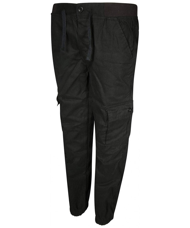 boys twill jogger pants