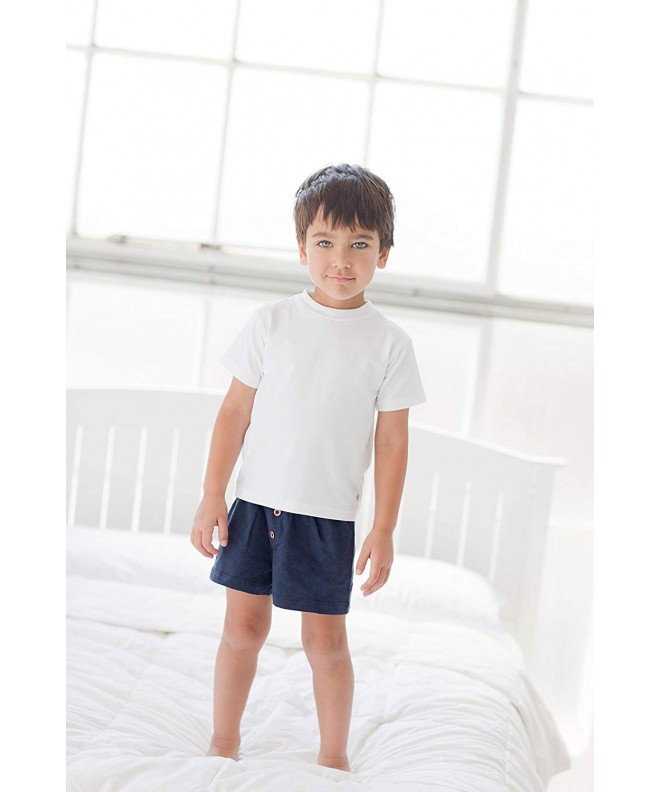 Boys White T-Shirts - Classic Crew Neck - 2 Pack - Tagless - Comfy Soft ...