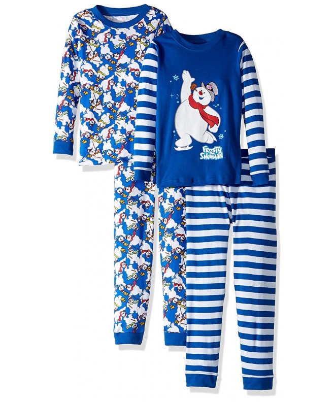 Intimo Frosty Snowman 4 Piece Pajama