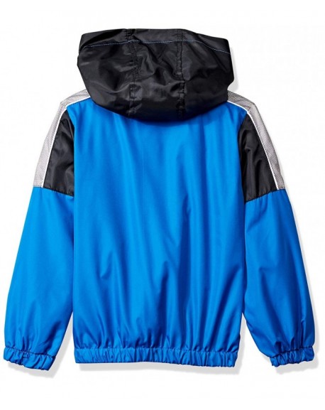 Boys' Little Colorblock Windbreaker - Blue Neon Green - CO18GIEKWW9