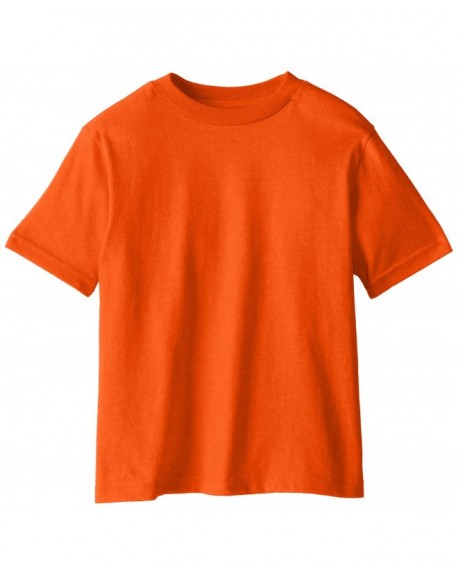 Little Boys' Pro Weight Short Sleeve Tee - Orange - C111L20EMRB