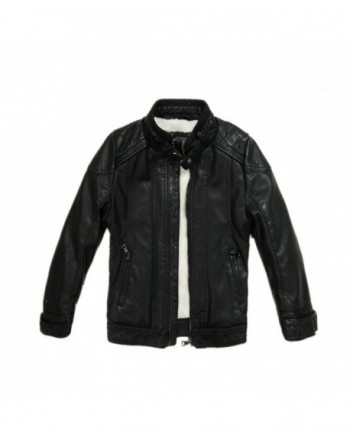 LJYH Leather Jacket Childrens Clothing
