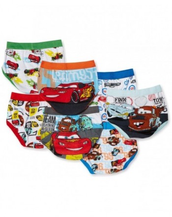 Cars Toddler Boys Briefs, 6 Pack Sizes 2T-4T