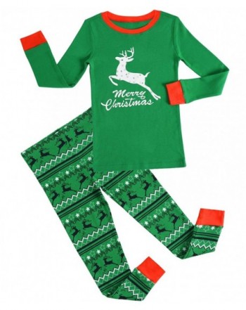 GYS Christmas Pajamas Sleepwear Reindeer
