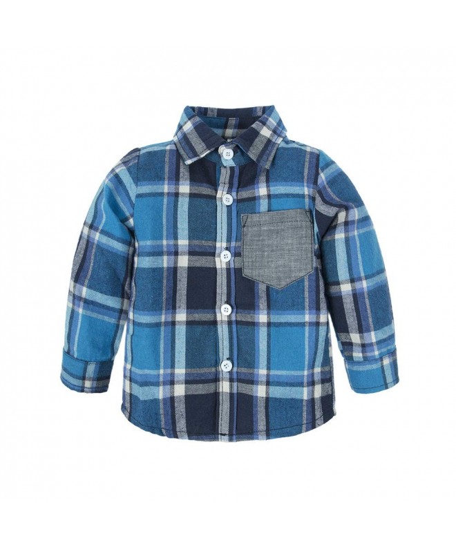 Kid Boys'2 Pieces Long Sleeve Plaid Shirt Jeans Clothing Set U99 ...