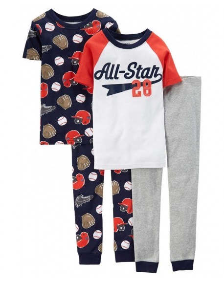 Little Boys' 4 Piece PJ Set (Toddler/Kid) All Star - CF11VCEDKOD