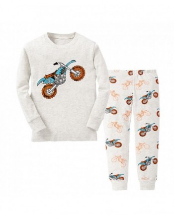 Motorcycle Pajamas Cotton Toddler Sleepwear