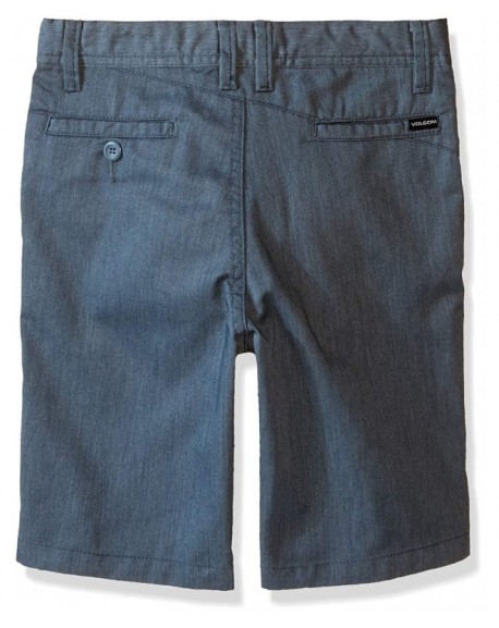 Boys' Frickin Cotton Twill Chino Short - Airforce Blue - CC12CA8PH7B