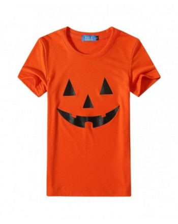 SSLR Sleeve Pumpkins Halloween T Shirt