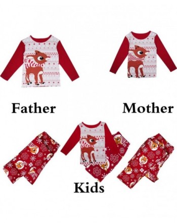 Christmas Pajamas Parent Child Sleepwear Nightwear