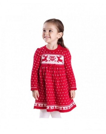 Toddler Christmas Reindeer Snowflake Sweater