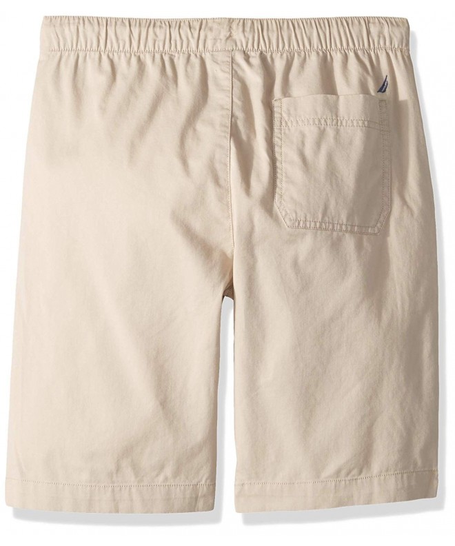 Boys' Solid Pull-on Short - Bermuda Light Khaki - C018KHE59NW