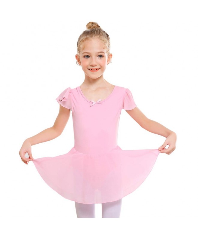 Skirted Leotard Gymnastics Toddler - Ballet Pink 2 - C318DXR3TGS